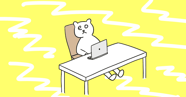 パソコンデスクに座っているeo光の猫の絵